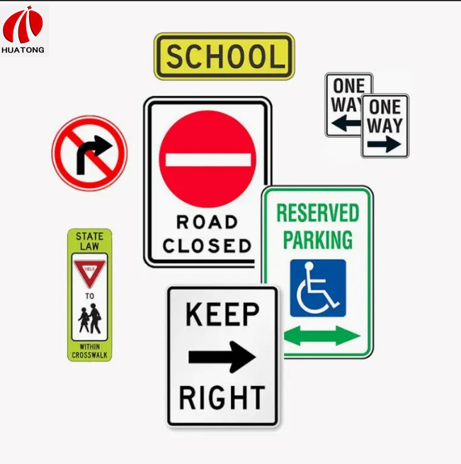 Reflective Aluminum Traffic Control Sign