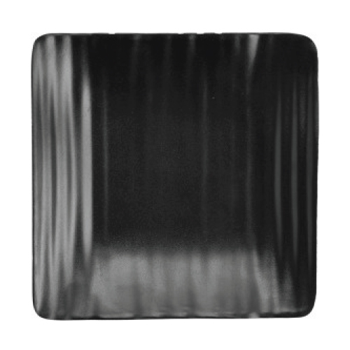 7x7 Inch Black Matt Ripple Platter