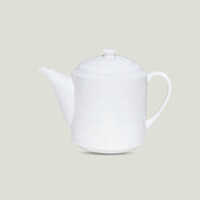 Fg001742 Tea Pot With Lid - Porcelain, 700 Ml, White Multicolor Floral, Gold Accents | Durable, Drip-free Spout, Dishwasher Safe