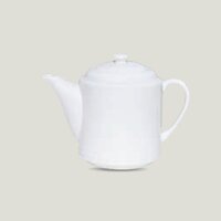 Fg001742 Tea Pot With Lid - Porcelain, 700 Ml, White Multicolor Floral, Gold Accents | Durable, Drip-free Spout, Dishwasher Safe