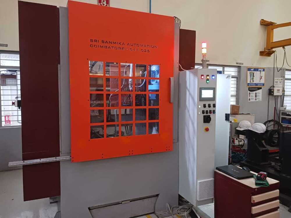 Auto Peck Drilling And Assembly SPM Machine