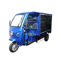Qsd-1.8m Electric Tuk Tuk Sun Charged 3-wheeled Rickshaw