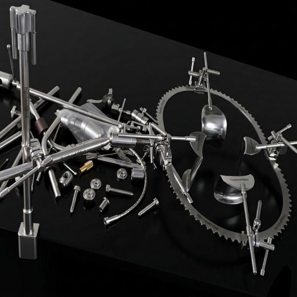 Table mounted Book Walter Retractor System 