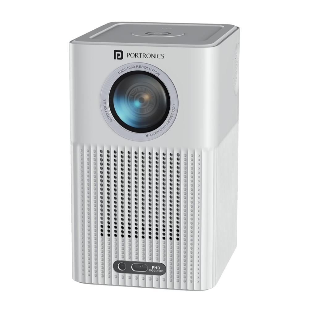 Portronics Beem 500 Smart Projector With 8k Support & 1080p Fhd Native, 6700 Lumens - Bluetooth Version: 5.3