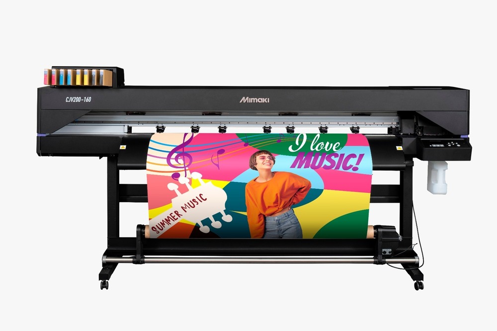 Mimaki CJV200 इको सॉल्वेंट प्रिंट और कट मशीन