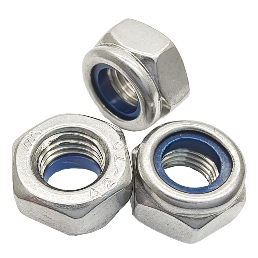Brass Nylon Insert Lock Nut - Size: Various Available