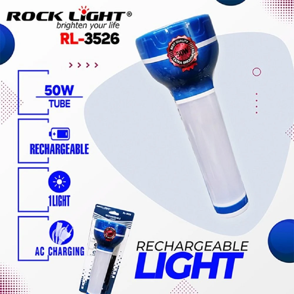 Rock Light RL-3526 Rechargeable Torch