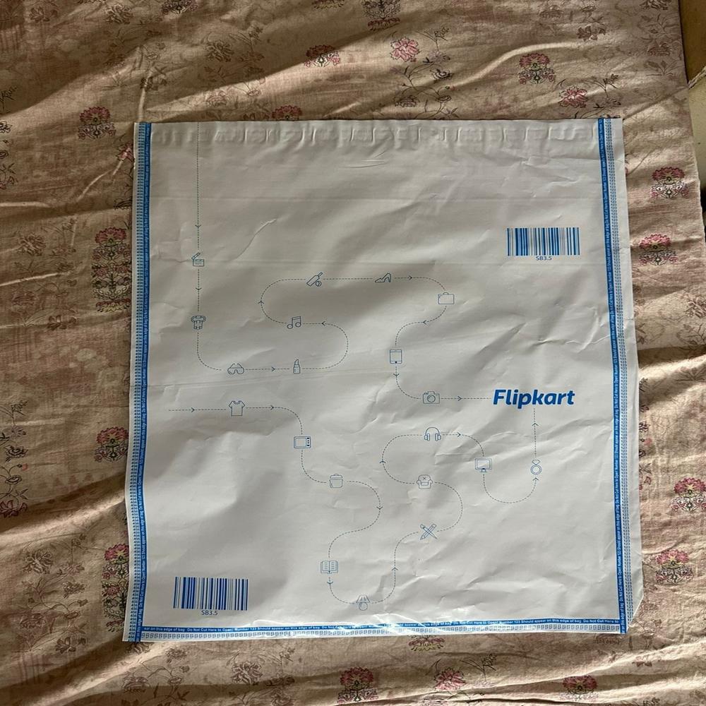Flipkart Transparent Courier Bags Color: White