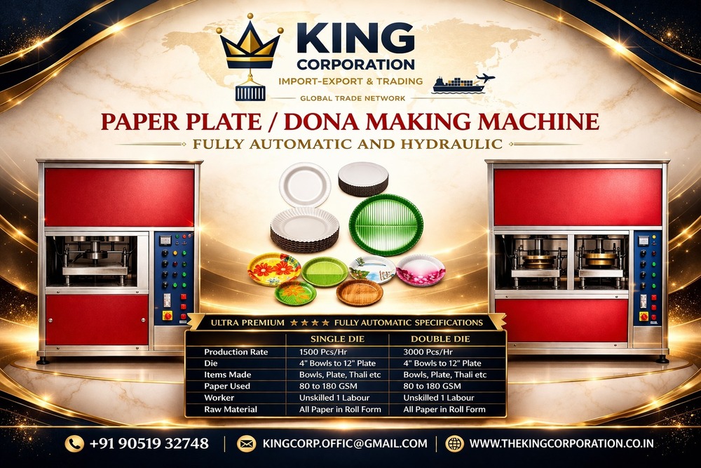 PAPER PLATE MAKING MACHINE