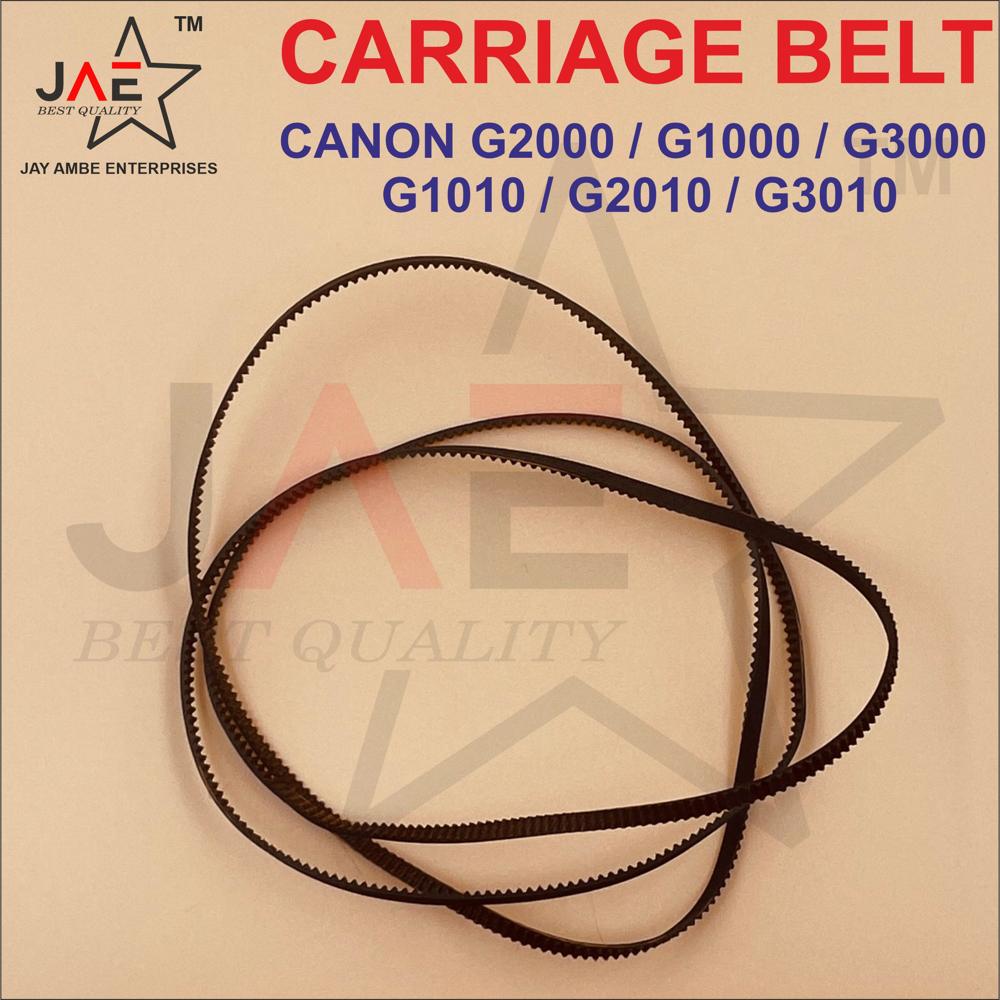 Canon G2000 / G1000 / G3000 / G1010 / G2010 / G3010 Carriage Belt - Rubber With Fiber Cords, 110 Cm Length, Black | Durable, Flexible, Toothed Design, Easy Installation