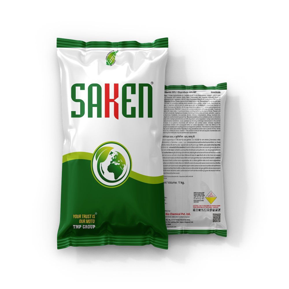 Cartap Hydrochloride 50% + Buprofezin 10% Wp