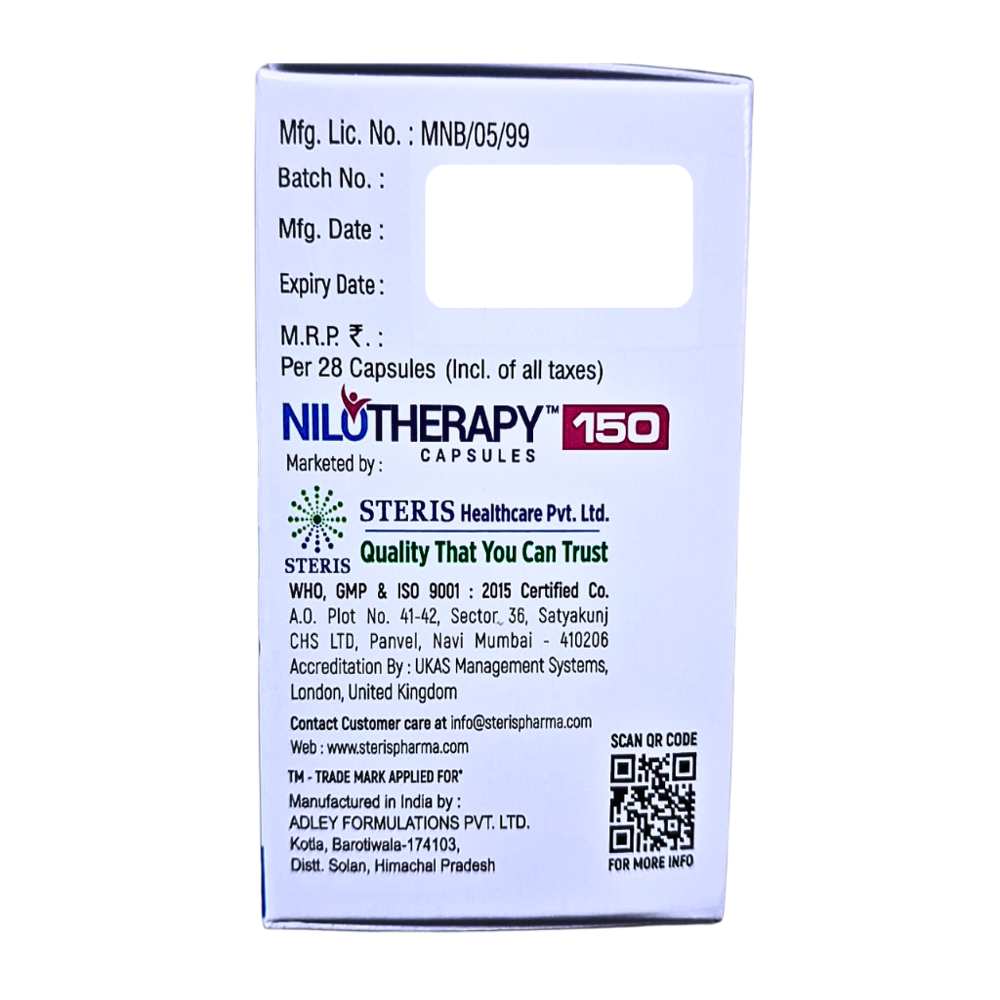 Nilotinib 150mg - Dosage Form: Hard Gelatin Capsule