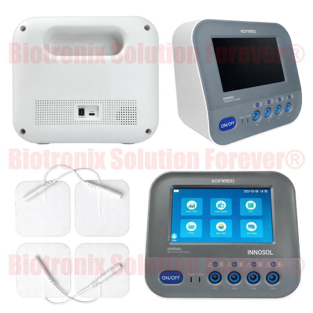 Konmed KM-560 4 Channel Biofeedback Machine for Neuro Rehabilitation