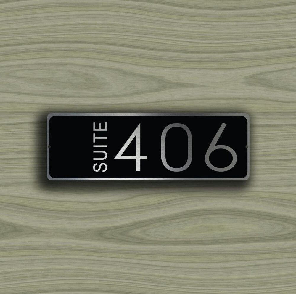 Wall Mounted Engraving Number Plate