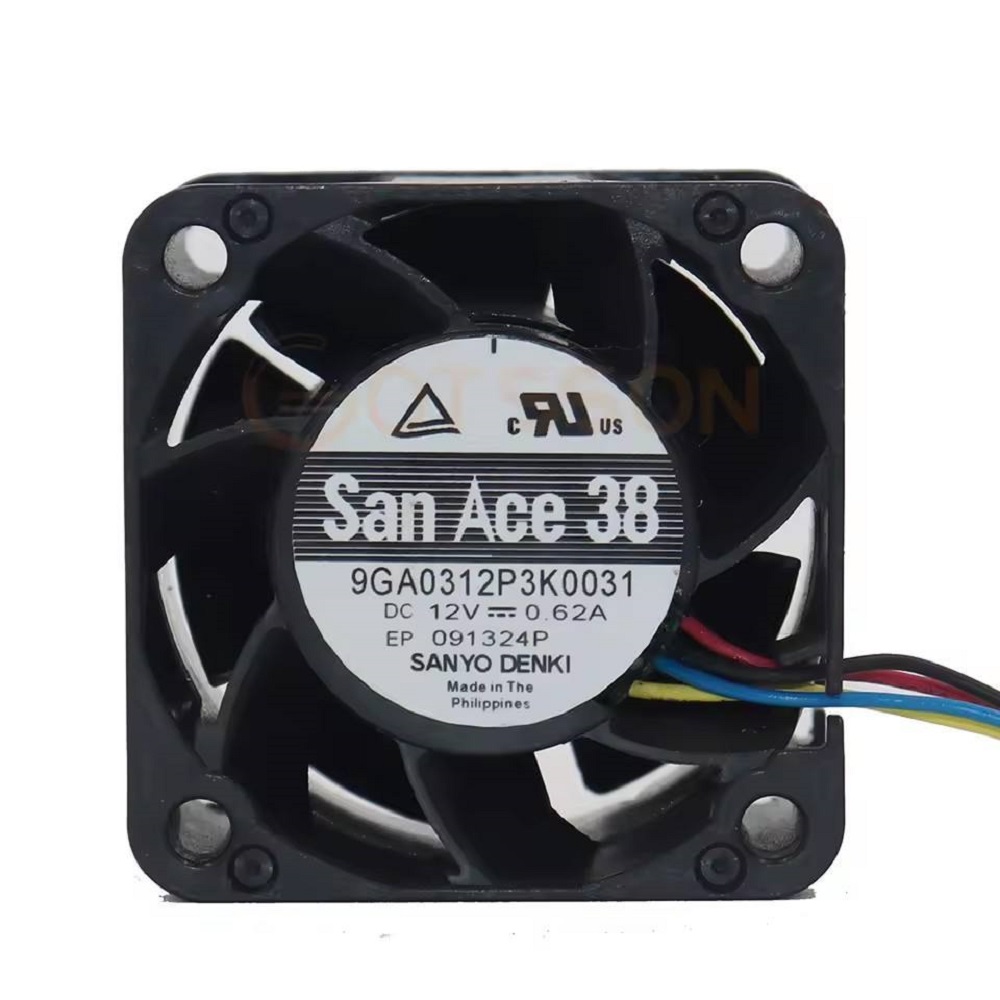 Sanyo Denki 9ga0312p3k0031 Cooling Fan