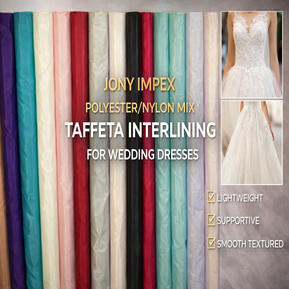 Taffeta Interlining - Color: White