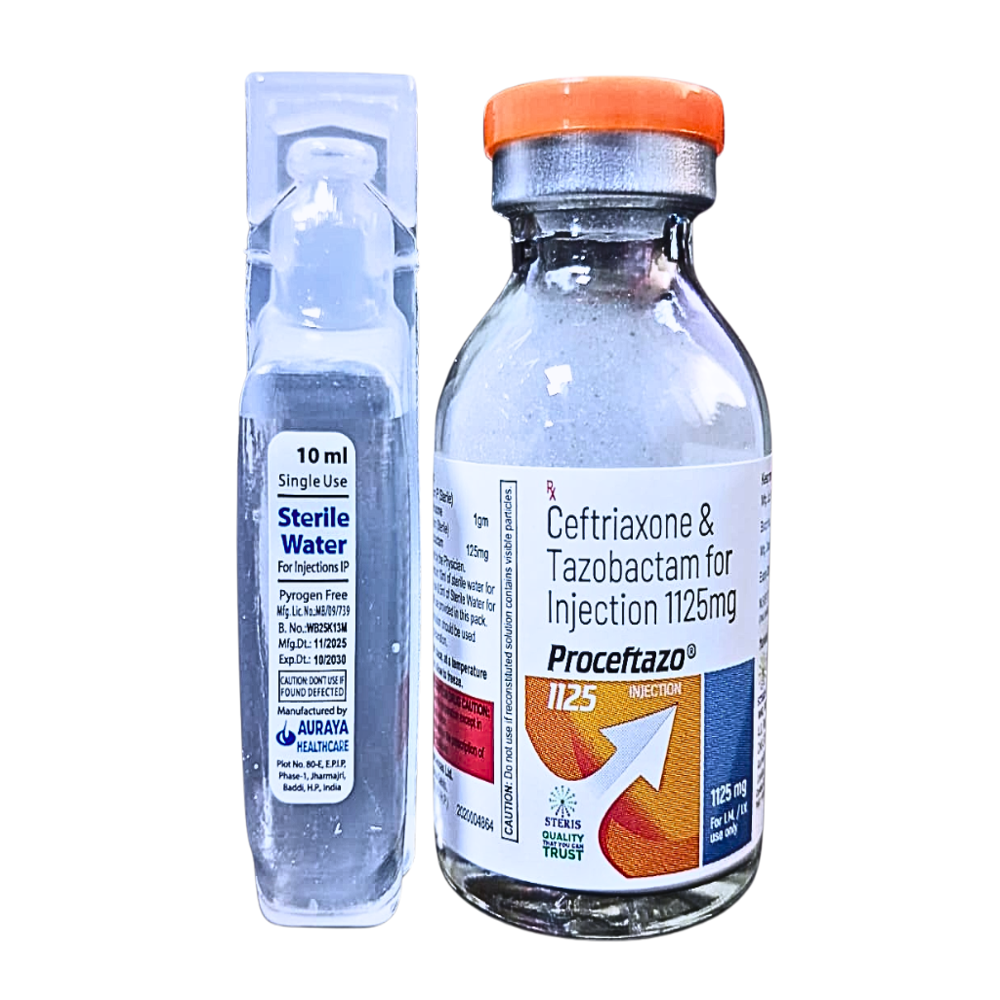 Ceftriaxone & Tazobactam For Injection 1125 mg