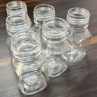 25 Ml Square Honey Bottle - Color: Transparent