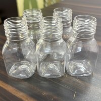 50 Ml Square Honey Bottle - Color: Transparent