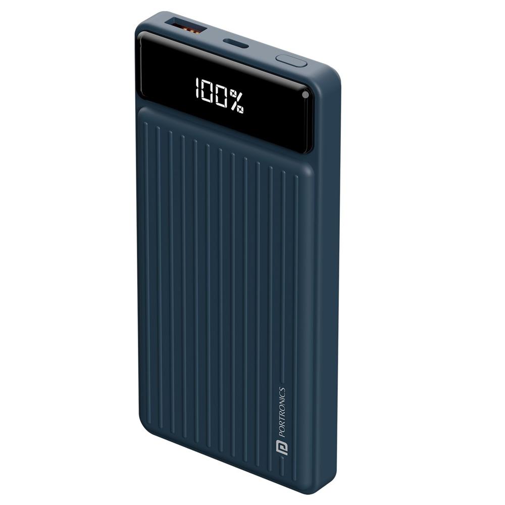 Portronics Luxcell B 10K 10000 mAh 22.5W Fast Charging Power Bank, Ultra Slim Power Bank with