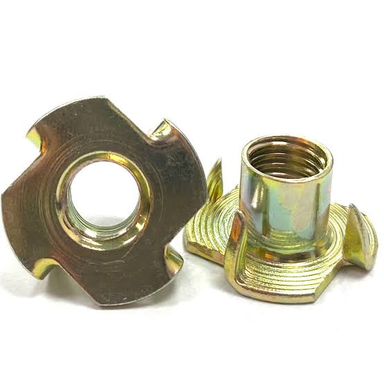 BRASS TEE NUTS