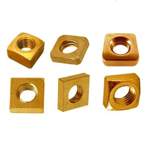Brass Square Nuts - Size: Multi