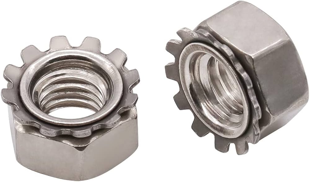 Brass K-lock Nuts - Size: Multi