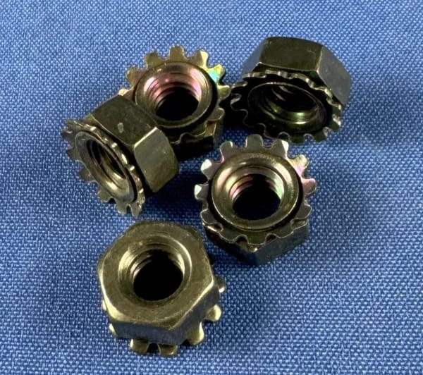Brass K-lock Nuts - Size: Multi