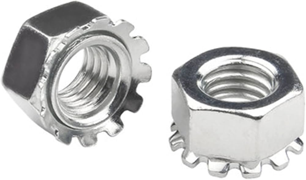 Brass K-lock Nuts - Size: Multi