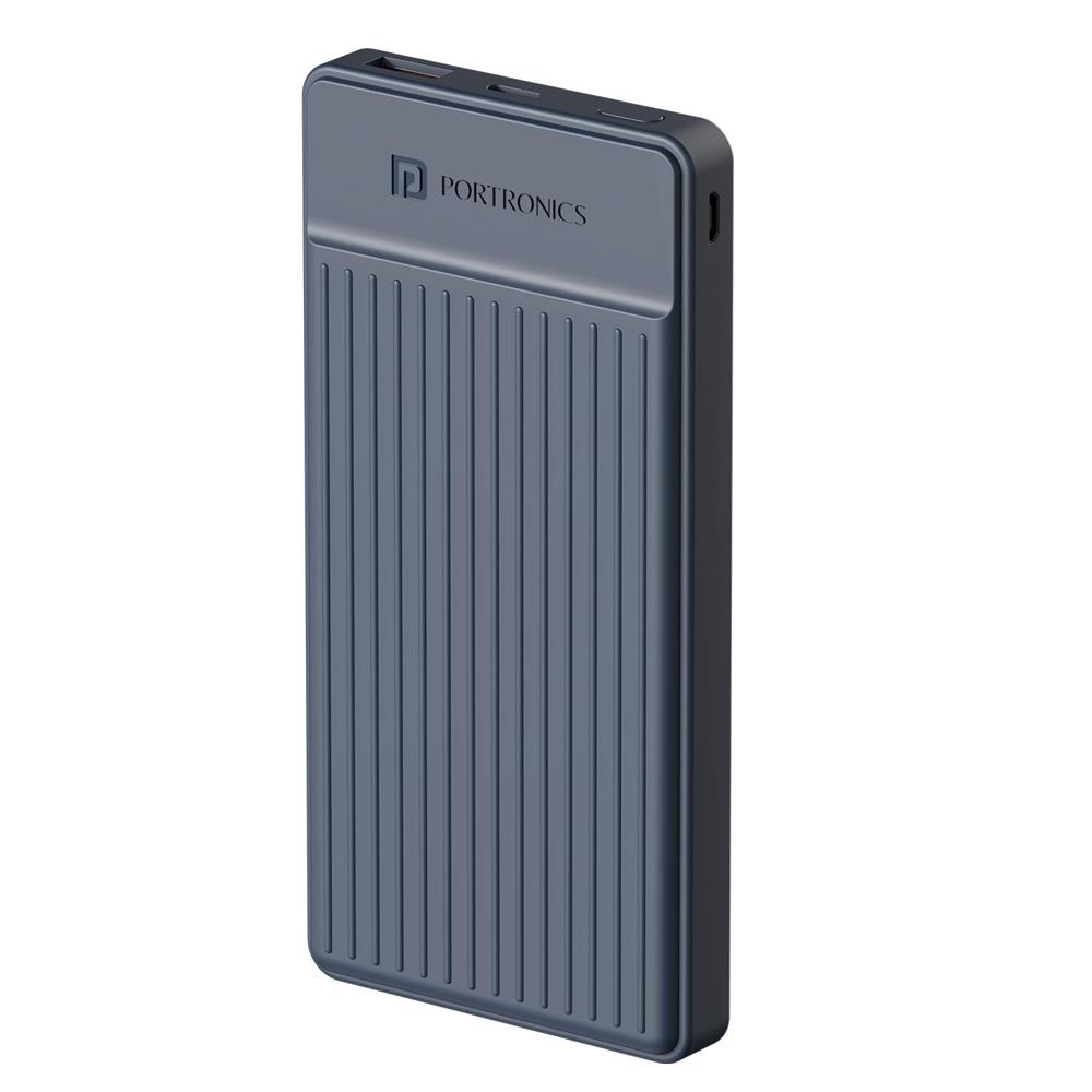 Portronics Luxcell B12 10,000mAh 12W Power Bank, Ultra Slim Power Bank with USB-A Output