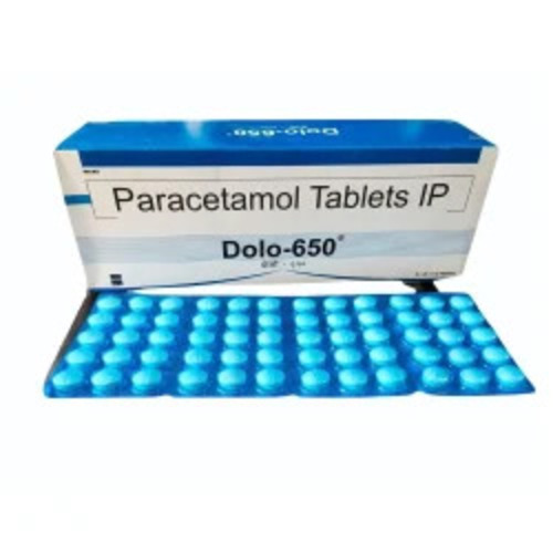 Dolo 650 Paracetamol Tablet 650 mg, Pain Relief & Fever Reducer