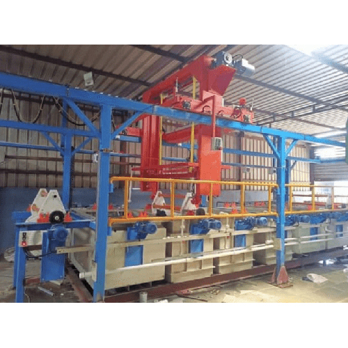 Semi Auto Barrel Line Plating Plant