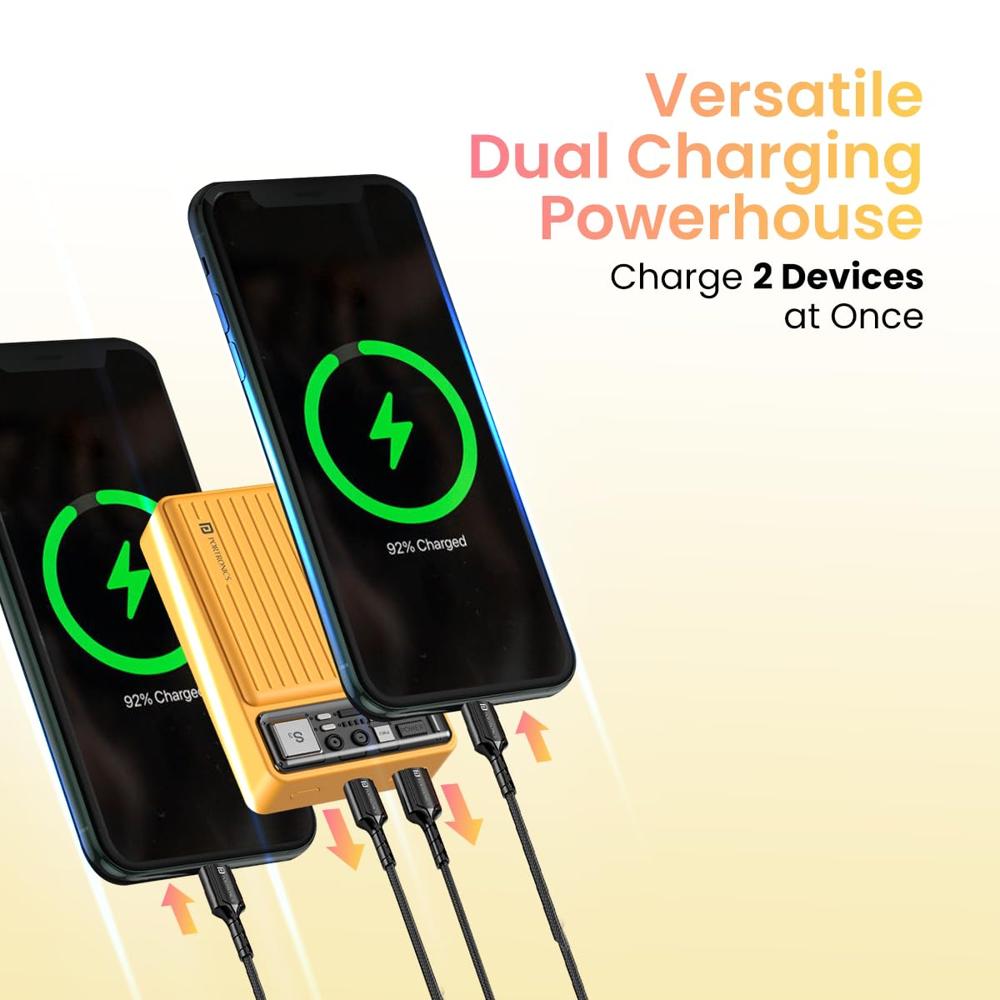 Portronics Luxcell Mini 20K Advanced 20000 mAh Nano Power Bank with 22.5W Max