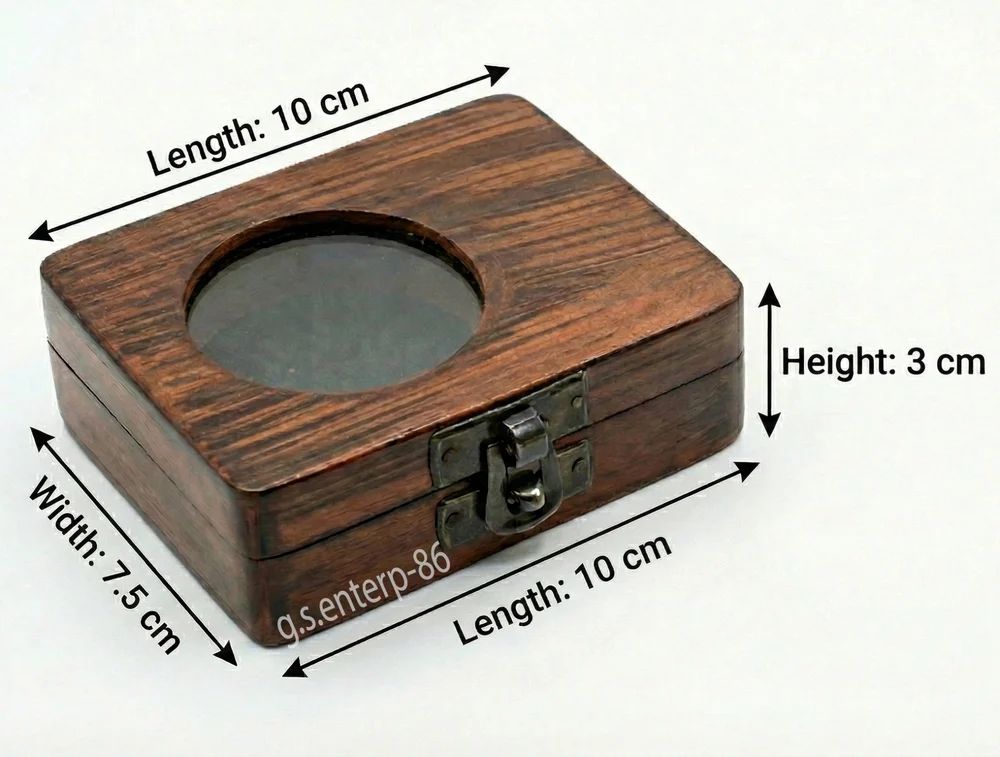 Brown Wood Vintage Marine 1875 Victoria London Antique Pocket Watches