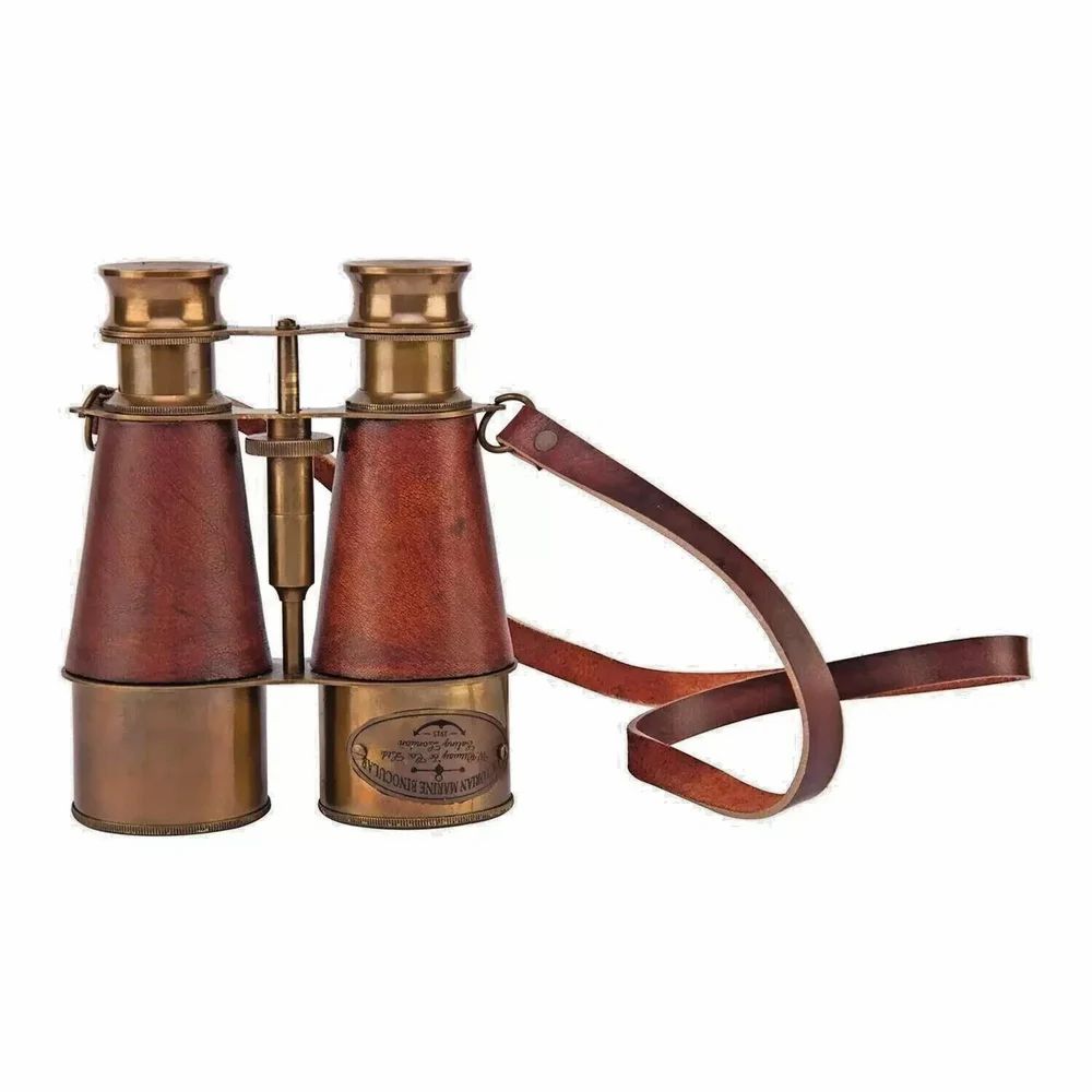 25mm Antique Vintage Retro Brass Binocular, 10x