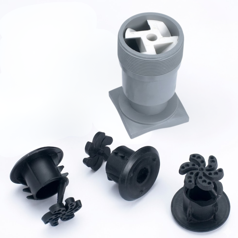 Cooling Tower Target Nozzle, Material: PVC, Colour: Black | High Quality