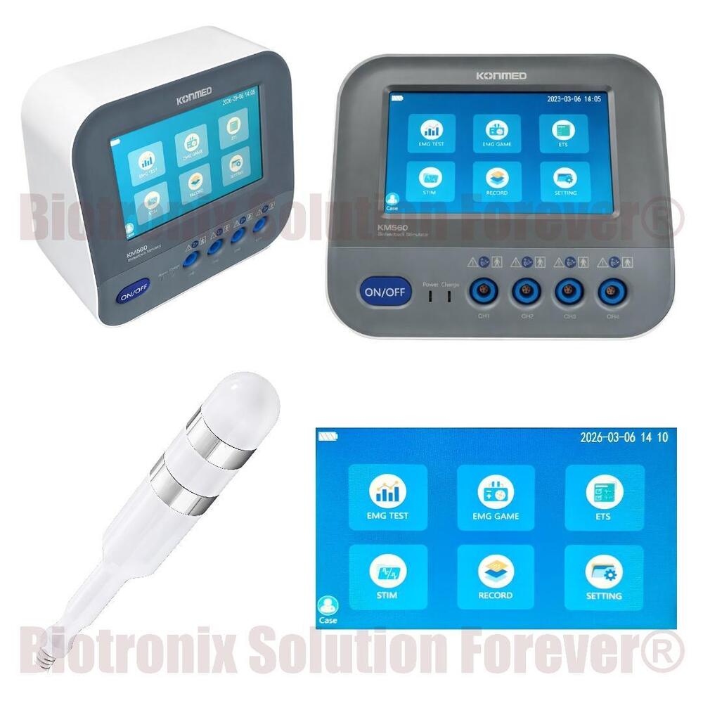 Konmed KM-560 4 Channel EMG Biofeedback Device for Therapy