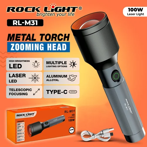 Rock Light RL-M31 Rechargeable Torch