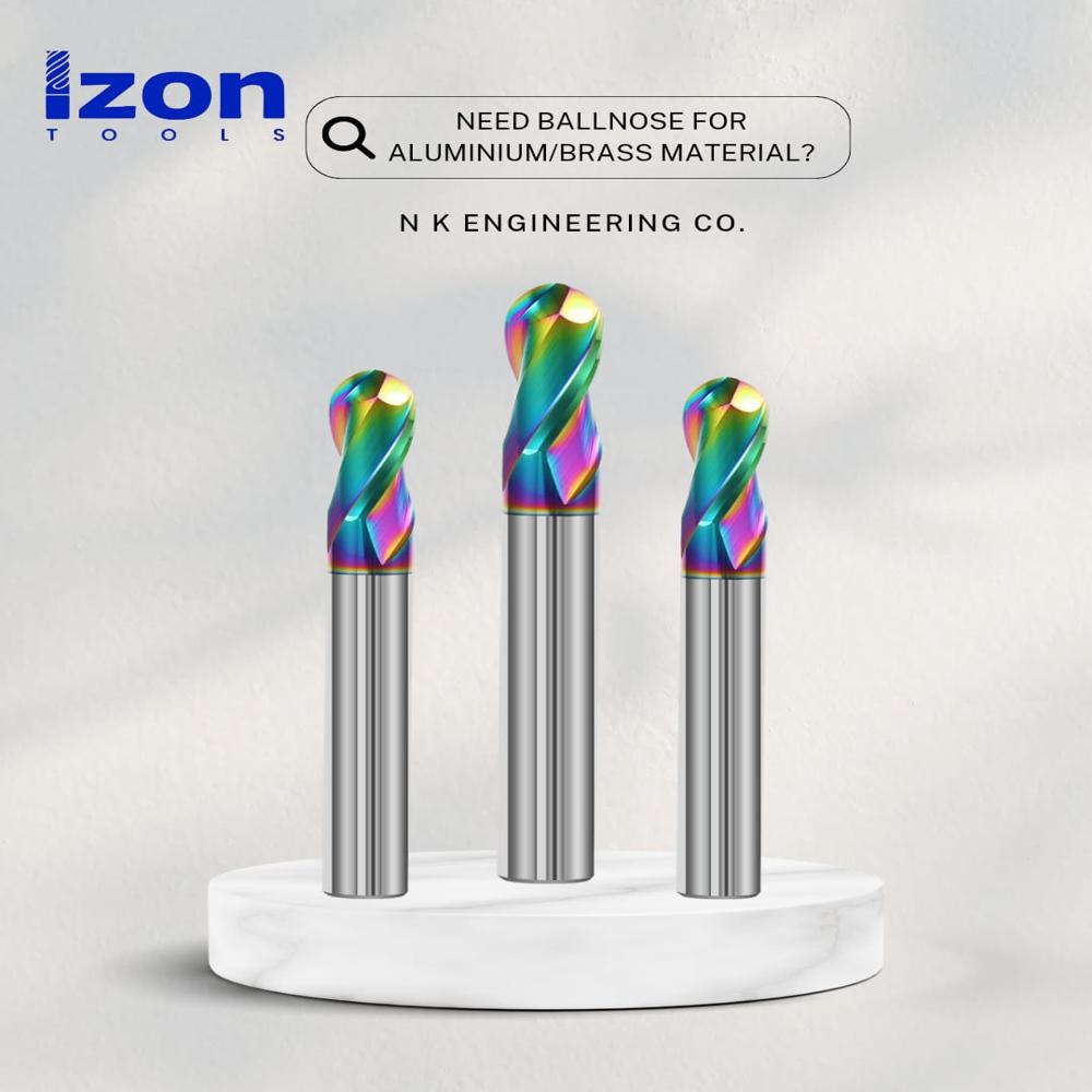 (Dlc Coating)dia-2.5mm Solid Carbide Endmill - Color: Rainbow