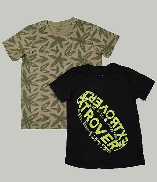 B16603 | Zudio Boys Printed T-Shirts Assorted