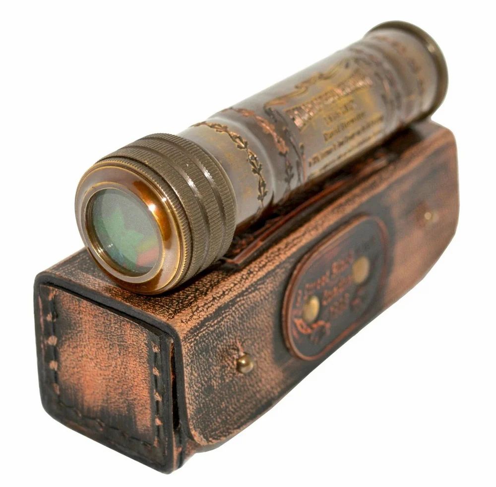 7 Inch Brass Antique Vintage Retro Kaleidoscope
