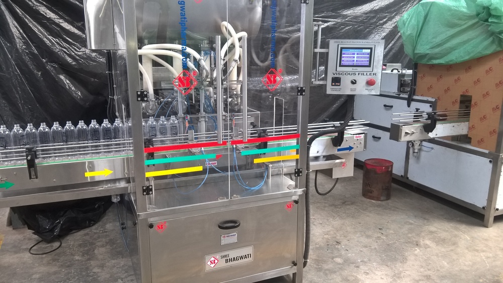 Automatic 4 Head Viscous Filling Machine - Honey - Butter - Ghee