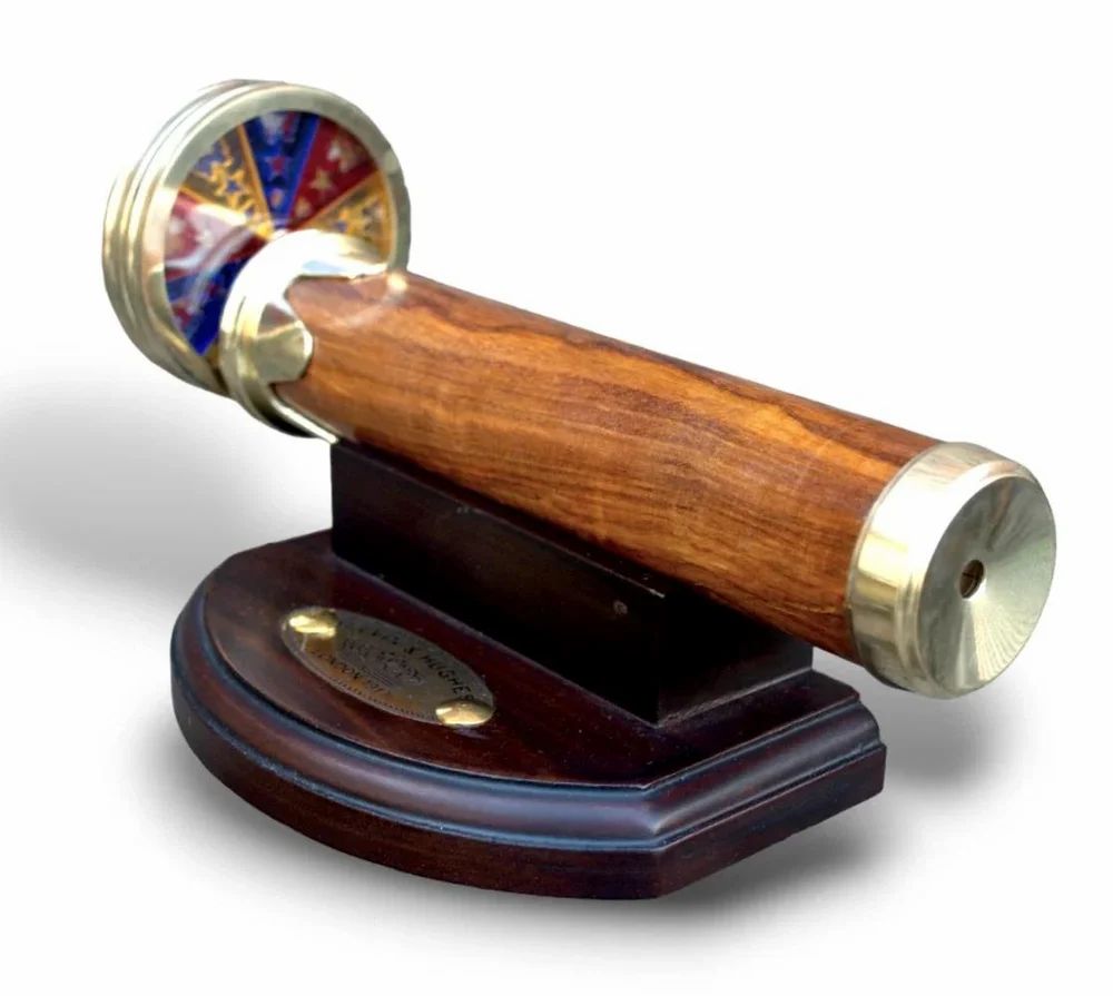 12 Inch Brass Antique Vintage Maritime Kaleidoscope