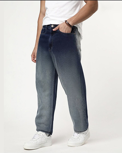 Trendy Straight Fit Sprey Jeans