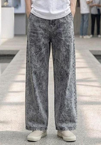Grey Color Denim Jeans