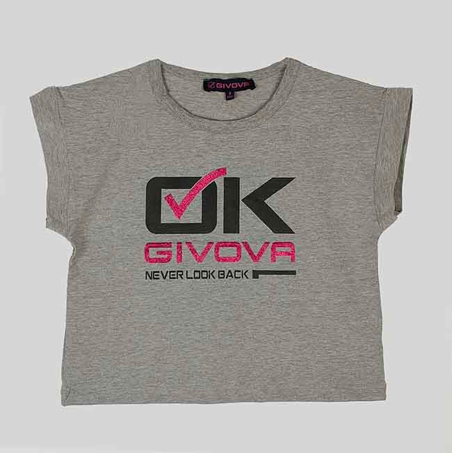 G22202 | Givova Girls Printed Crop Tops Assorted