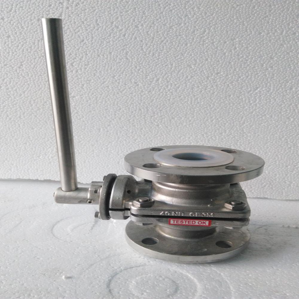 Ptfe Lined Ball Valve - High-quality Ptfe, Various Sizes Available, Galvanized Corrosion-resistant Surface, Industrial Water Flow Regulation