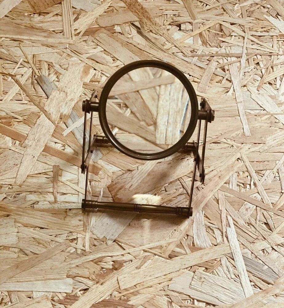 50mm Brass Vintage Style Desk Top Nautical Magnifying Glass