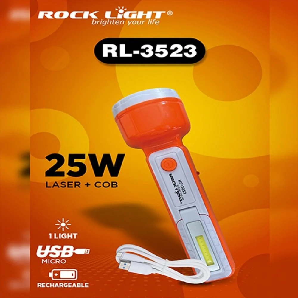 Rock Light  RL-3523 Rechargeable Torch