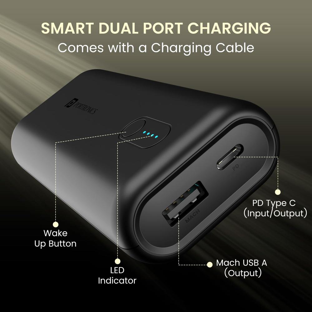 Portronics Power Pod 10K Advanced 10000 mAh Nano
